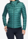 Šilta moteriška striukė Rab Cirrus Flex Hoody - eucalyptus/green slate