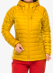 Pūkinė striukė moterims Rab Microlight Alpine Jacket - sahara