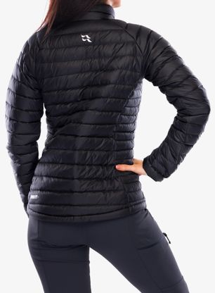 Pūkinė striukė moterims Rab Microlight Jacket - black