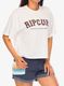 Moteriški marškinėliai su spaudiniu Rip Curl RSS Crop Tee - bone