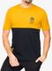 Dviratininko marškinėliai Rocday Double V2 - black/yellow