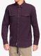 Vyriški marškiniai Royal Robbins Bristol Cotton Twill LS - black currant