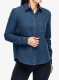 Moteriški marškinėliai Royal Robbins Clouds Rest Hemp LS - deep blue htr