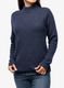 Moteriškas megztinis Royal Robbins Westlands Chunky Mock Neck - deep blue