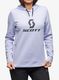 Džemperis su gobtuvu moteriškas SCOTT Hoody Tech - moon blue