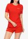 Moteriški greitai džiūstantys marškinėliai Salewa Pedroc Dry Hyb T-Shirt - flame
