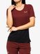 Moteriški marškinėliai Salewa Puez Sporty Dry T-Shirt - syrah/black out