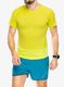 Bėgimo marškinėliai Salomon Cross Run S/S Tee - citronelle/sulphur