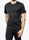 Greitai džiūstantys marškinėliai Salomon Outline SS Tee - deep black