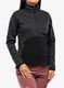 Moteriškas džemperis su užtrauktuku Salomon Essential Warm Fz Mid - deep black