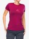 Merino vilnos marškinėliai moterims Sensor Merino Active PT Tee S/S - lilla orchid