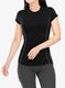 Moteriški marškinėliai Sensor Merino Active Tee S/S - black