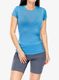 Moteriški marškinėliai Sensor Merino Active Tee S/S - blue