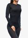 Moteriškas termoaktyvus džemperis Sensor Merino Air Tee LS - black/black