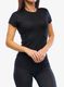 Merino vilnos marškinėliai moterims Sensor Merino Air Tee SS - black