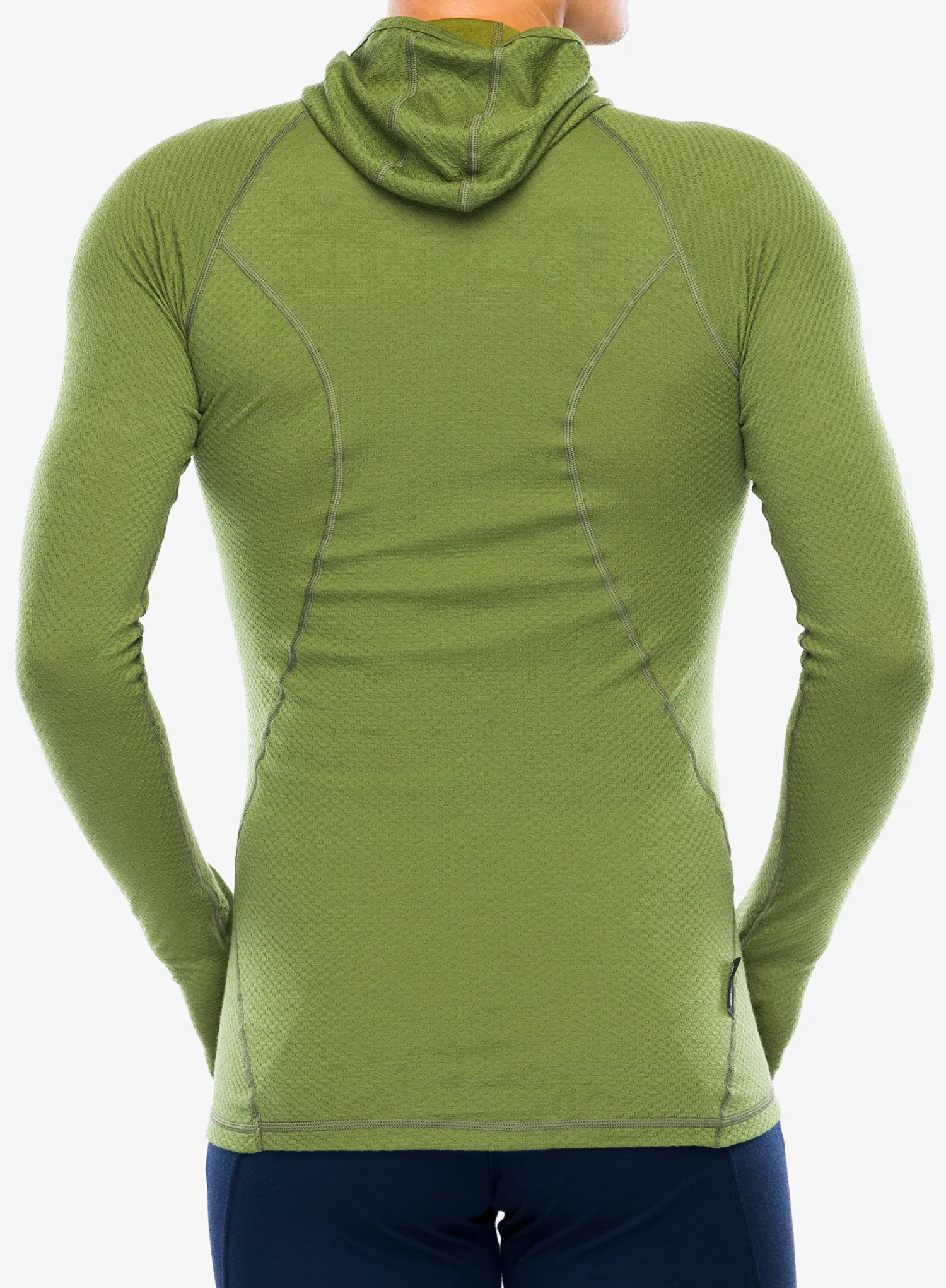 Termoaktyvus džemperis Sensor Merino DF Tee L/S Hooded - safari