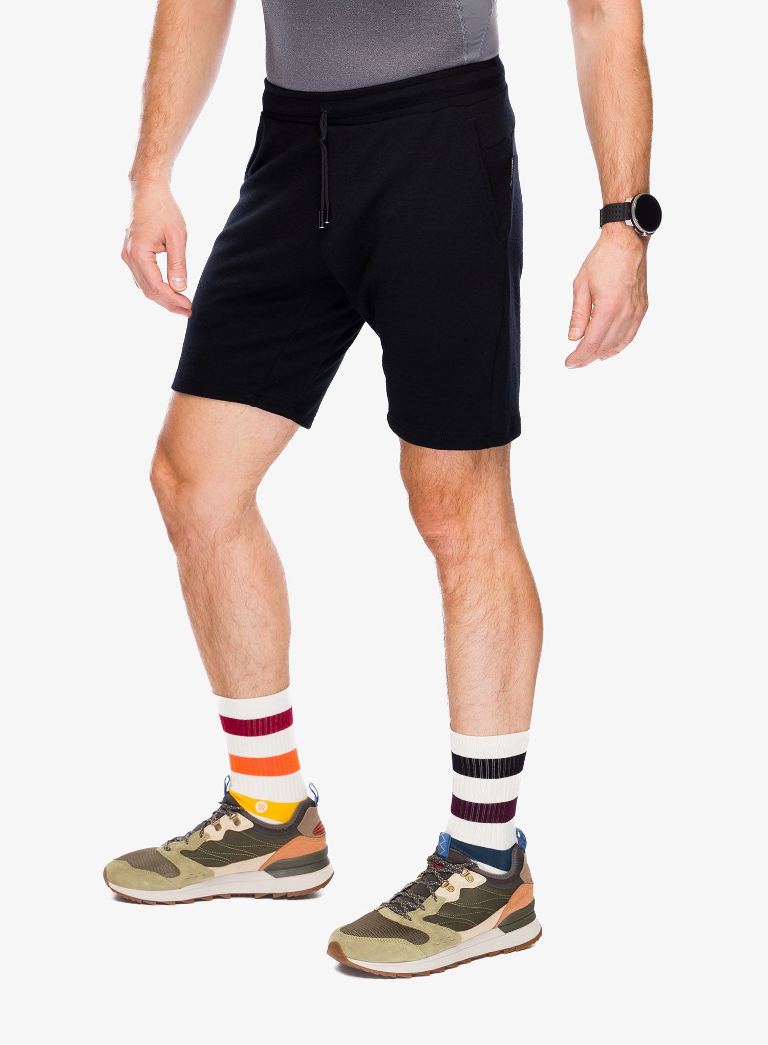 Trumpi šortai Sensor Merino Upper Traveller Shorts - black