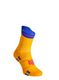 Kojinės bėgimo Compressport Pro Racing Socks v4.0 Run High - saffron/dazz blue