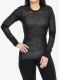 Džemperis moterims Smartwool Intraknit Merino 200 Crew - black/white