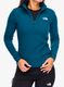 Flisinis džemperis moterims The North Face 100 Glacier 1/4 Zip - midnight petrol