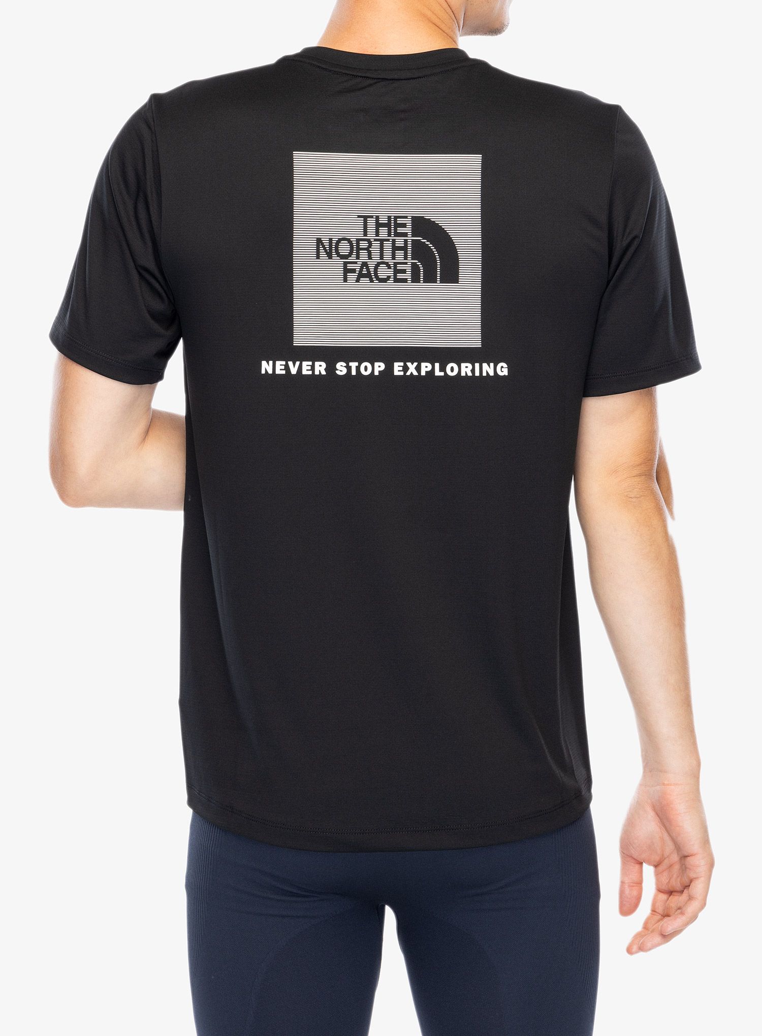 Treniruočių marškinėliai The North Face 24/7 Box Nse SS Tee - tnf black