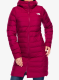 Žieminė moteriška striukė The North Face Aconcagua Parka - beetroot