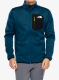 Flisinė striukė The North Face Crest FZ - midnight petrol/tnf black