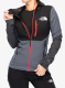 Moteriška softshell striukė The North Face Dawn Turn Hybrid Softshell Jacket - vanadsgry/asphtgry/tnfblk
