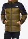 Pūkinė striukė The North Face Diablo Down 2.0 Hoodie - moss green black heather/black