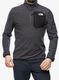 Džemperis su užtrauktuku The North Face Experit 1/4 Zip Grid Fleece - grey/black