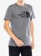 Medvilniniai marškinėliai The North Face S/S Easy Tee - tnf medium grey heather