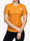 Bėgimo marškinėliai moteriški The North Face Sunriser S/S - apricot glaze mountain