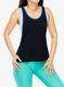 Viršus Under Armour 2 in 1 Knockout Tank SP - black/white/black