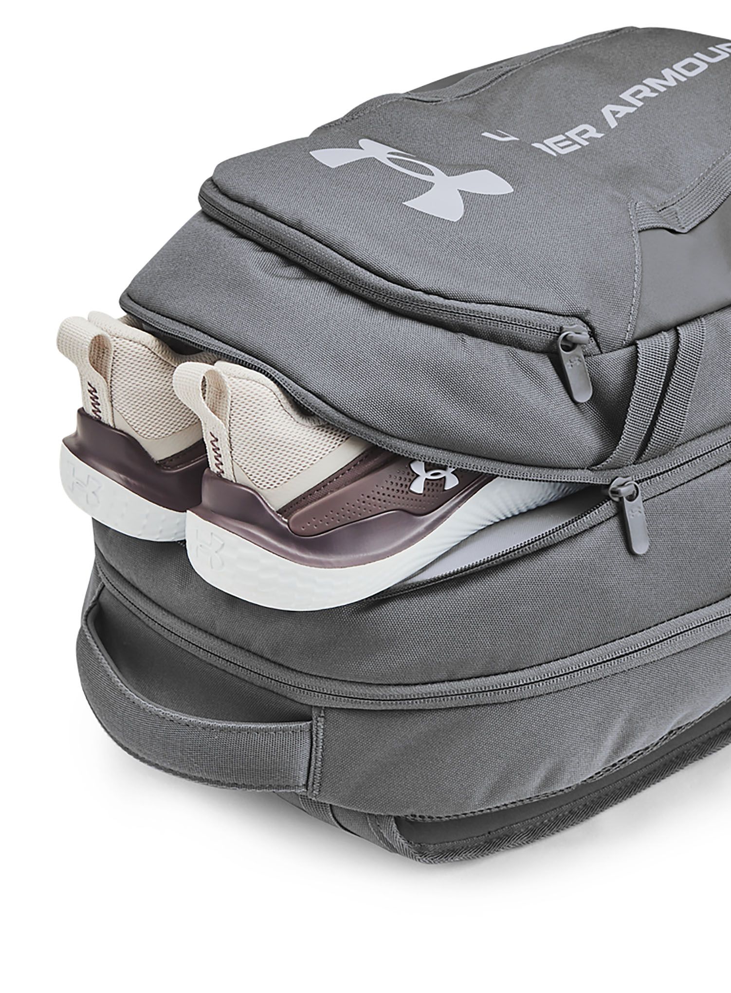 Kompiuterio kuprinė Under Armour Hustle 6.0 Backpack - castlerock/steel
