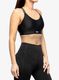 Sportinė liemenėlė Under Armour Infinity Mid Covered Sports Bra - black/white