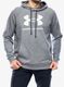 Vyriškas džemperis Under Armour Rival Fleece Logo Hoodie - castlerock light heather/white