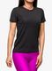 Bėgimo marškinėliai moteriški Under Armour Seamless Stride SS - black/black/reflective