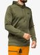 Džemperis su gobtuvu Under Armour UA Armour Fleece Hoodie - marine OD green/black