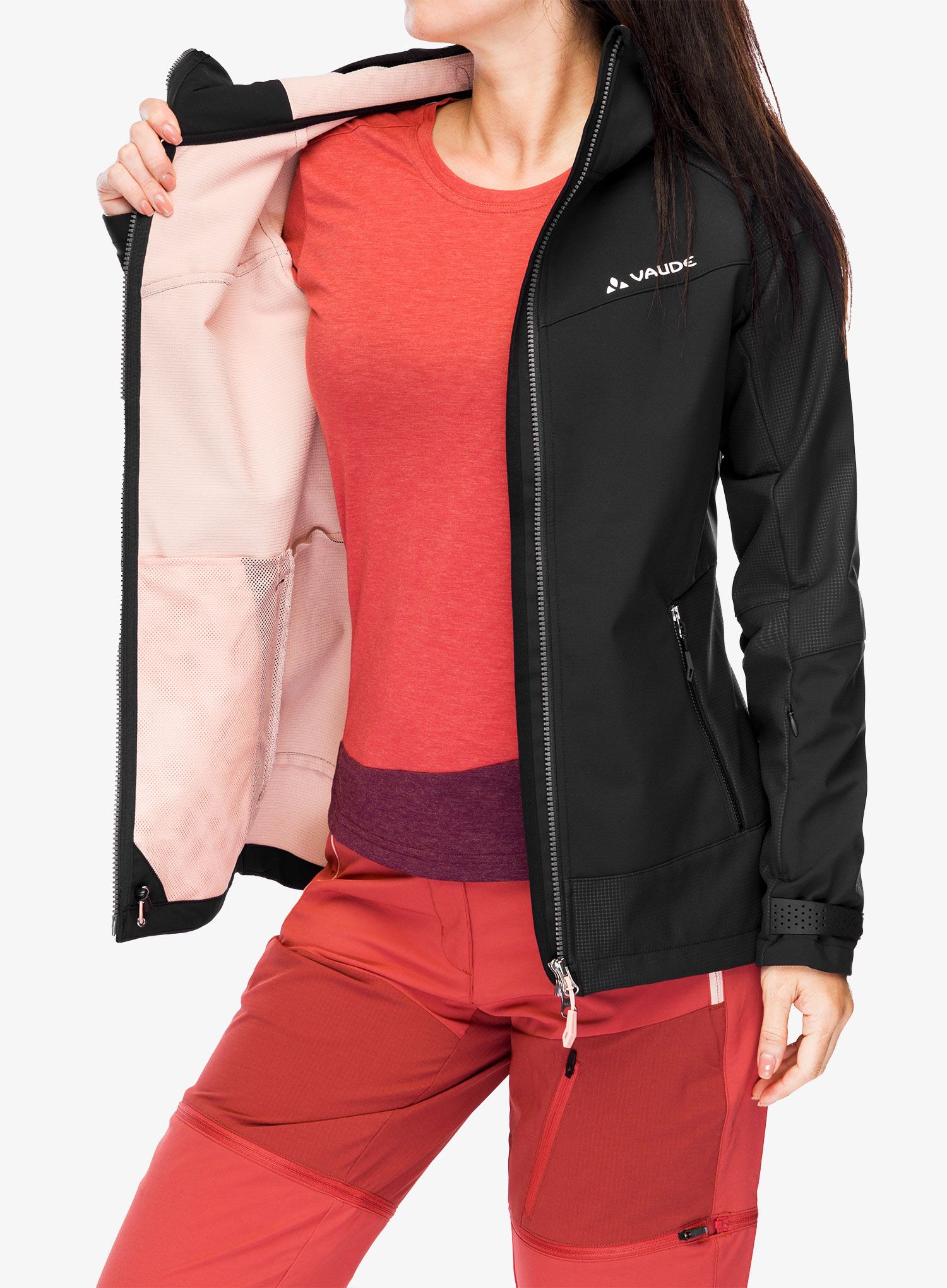 Moteriška striukė Vaude All Year Elope Softshell Jacket - black