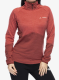 Flisinis džemperis moterims Vaude Larice HZ Fleece Jacket - brick