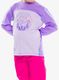 Vaikiškas džemperis Vaude Solaro LS T-Shirt II - pastel lilac