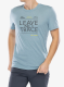 Greitai džiūstantys marškinėliai Vaude Tekoa T-Shirt III - nordic blue