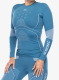 Moteriškas termoaktyvus džemperis X-Bionic Energy Accumulator 4.0 Shirt Round Neck - mineral blue/arctic white