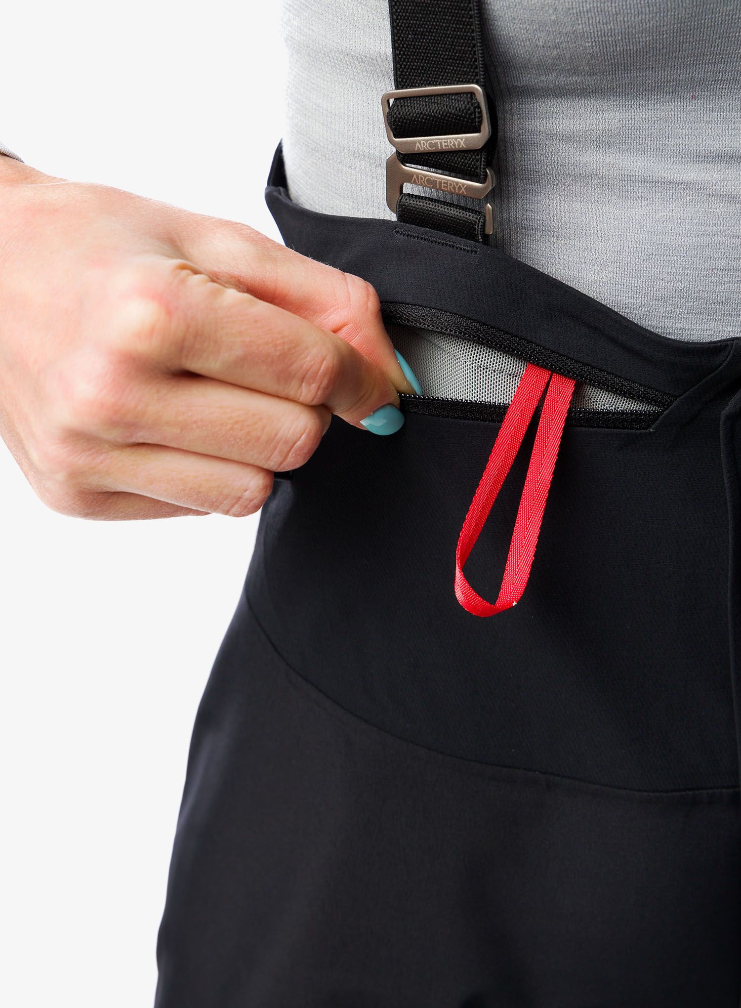Lietaus kelnės moterims Arcteryx Rush Bib Pant - black