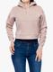 Džemperis su gobtuvu moteriškas Black Diamond Crop Pullover Hoody - pale mauve