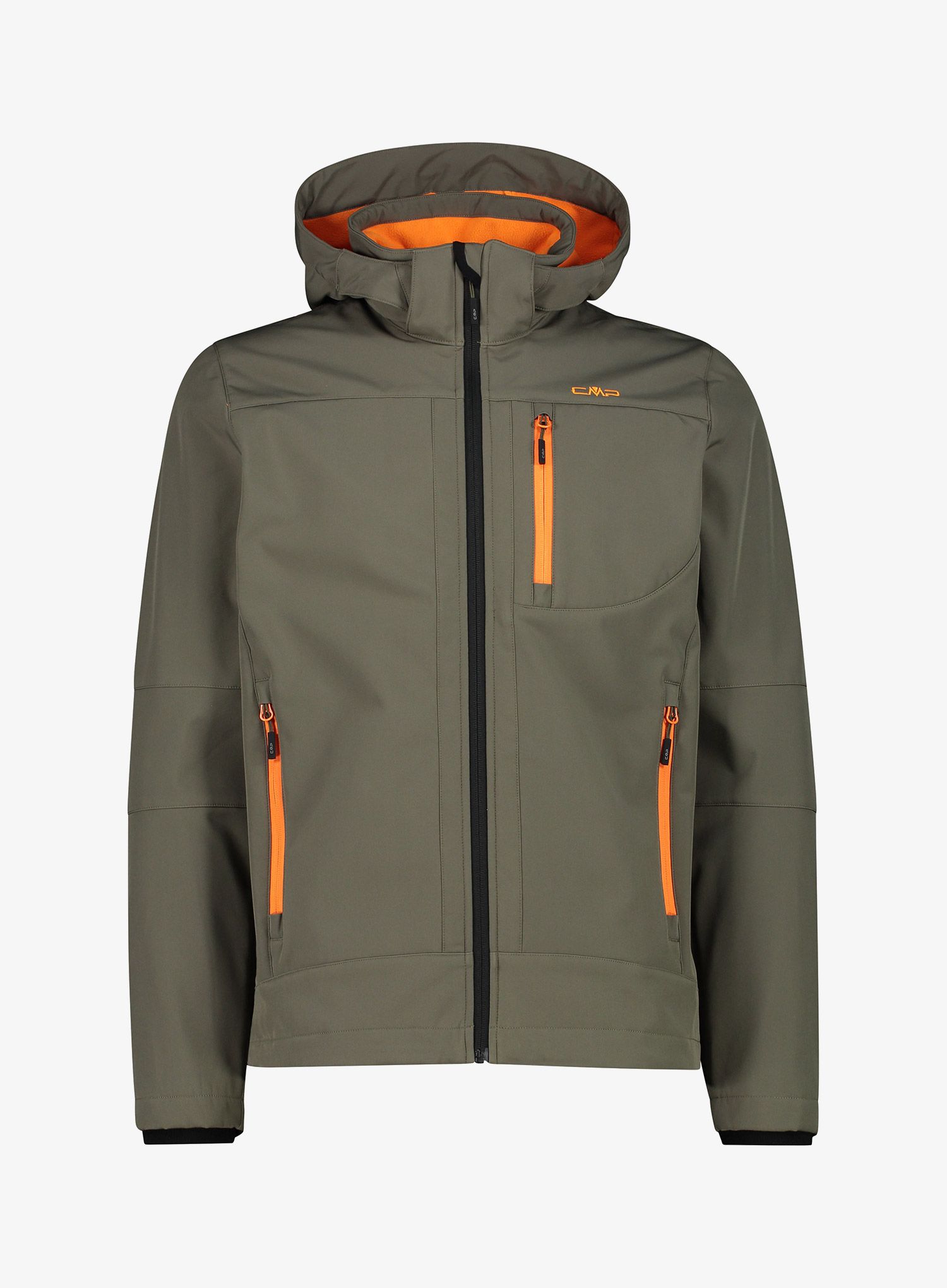 Softshell striukė CMP Vivo Jacket Zip Hood - olive