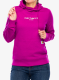 Džemperis su gobtuvu moteriškas Carhartt Force Lightweight Sweatshirt - magenta agate