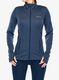 Moteriškas džemperis su užtrauktuku Columbia Park View Grid Fleece Full Zip - collegiate navy