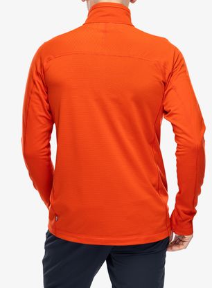 Džemperis su užtrauktuku Fjallraven Abisko Lite Fleece Jacket - flame orange