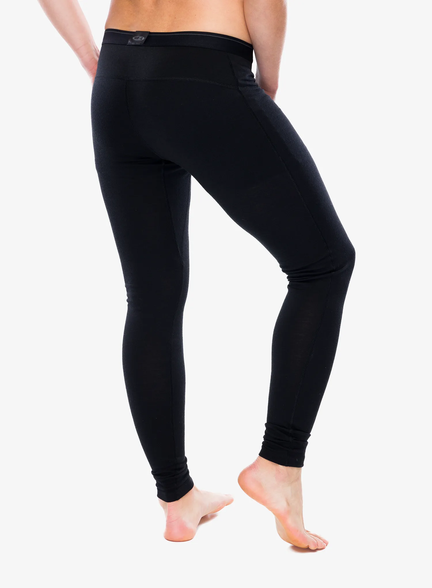 Termo leggings Icebreaker 200 Oasis Leggings W/Fly - black